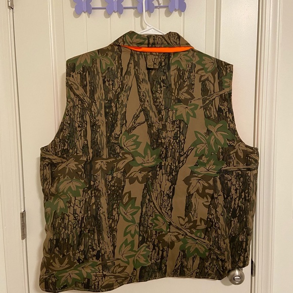 EUC‎ Northwest Territory men’s reversible camouflage orange hunting zip vest XL - Picture 4 of 5